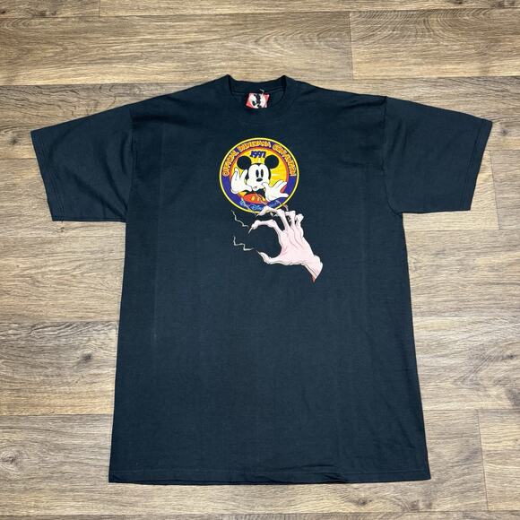 Vintage Disney Shirt Villians RARE Disneyana Convention 1997 Large Halloween - Picture 1 of 13